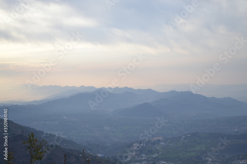 panorama of the mountains