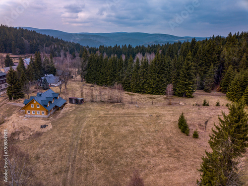 View from above on Horni Maxov in Czech republic photo