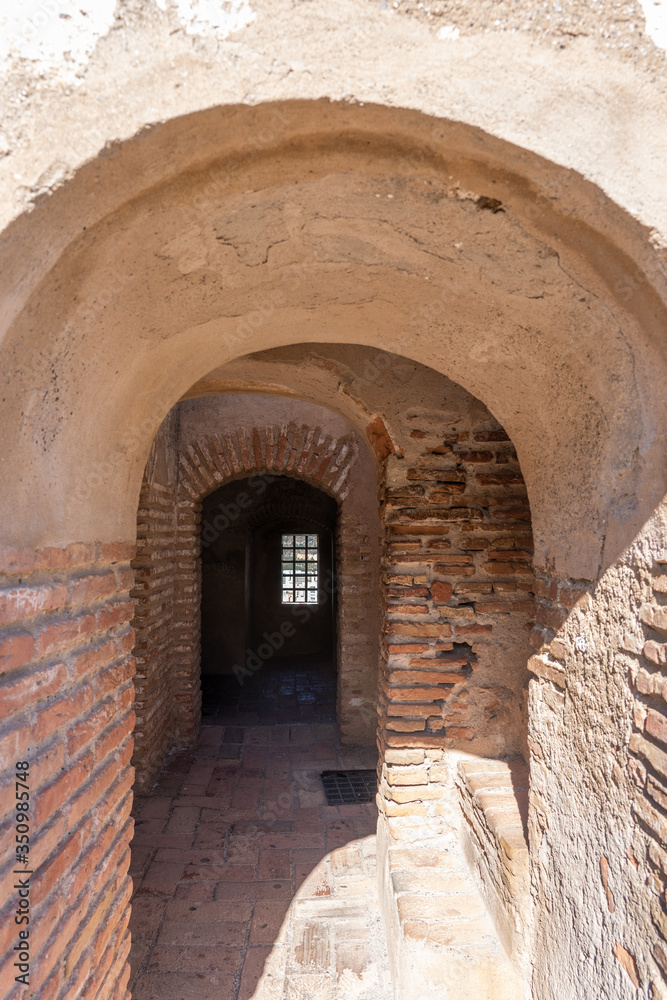 Fototapeta premium Ancient Fort in Malaga Spain