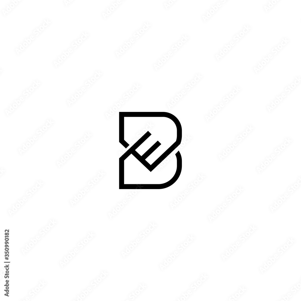 EB BE Letter Logo Design Template EB BE Letter Logo Design Template