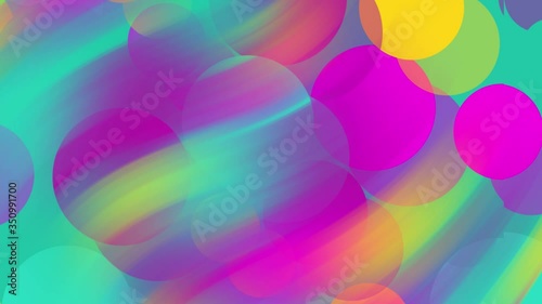 abstract colorful background with circles