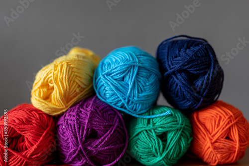 colorful balls of wool