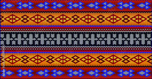 Traditional ethnic ornament for use on fabrics, tiles, ceramics and other interior details.