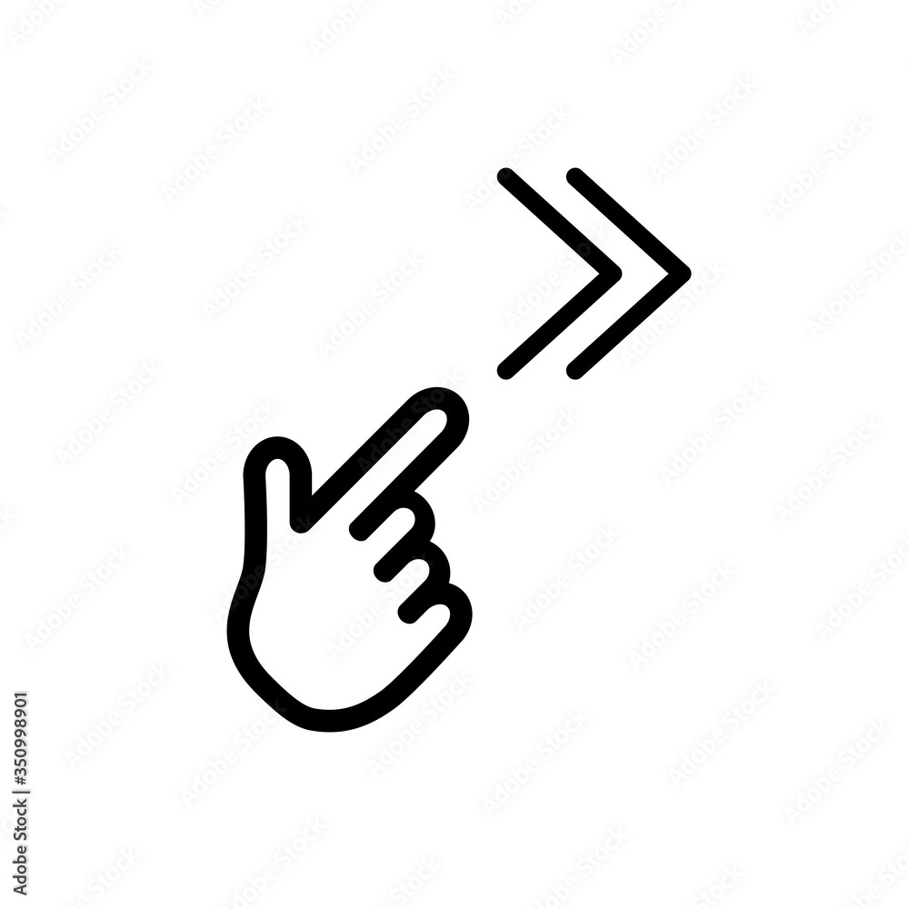 Pointer icon best design template Pointer icon best design template