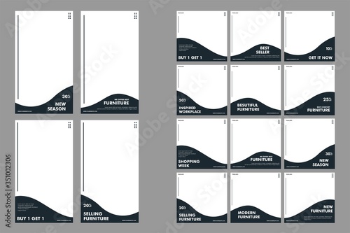 Social Media post and collection for Furniture design