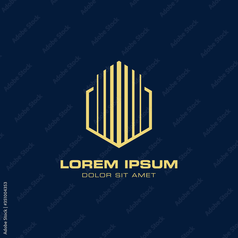 Obraz premium Building Logo Design Vector Design Template