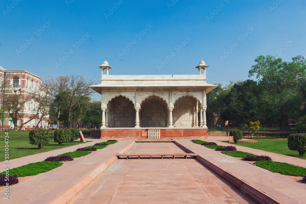 Bhado pavilion in red Fort Delhi