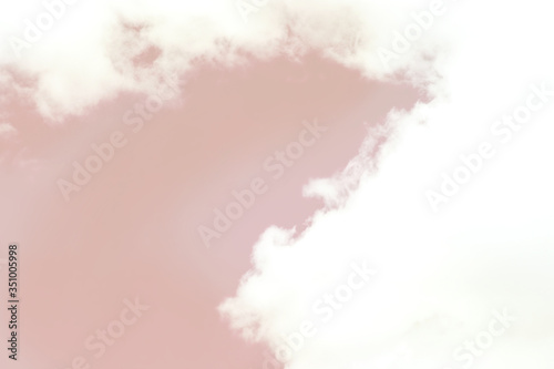 Beautiful calm and nice sky with clouds landscape. Abstract Minimalist wallpaper. Power of nature.