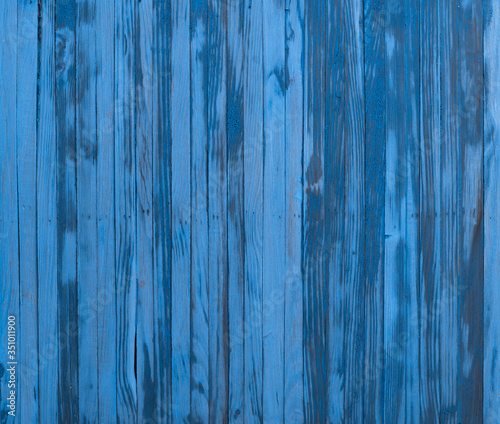 weathered old blue plank wooden wood background