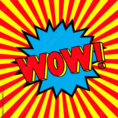 Wow in the pop-art explosion
