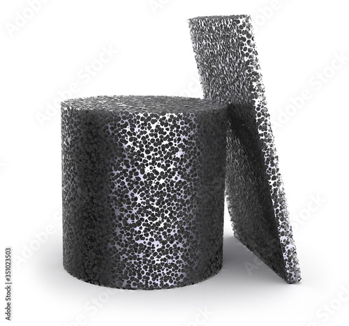 Metal foam celullar structure photo