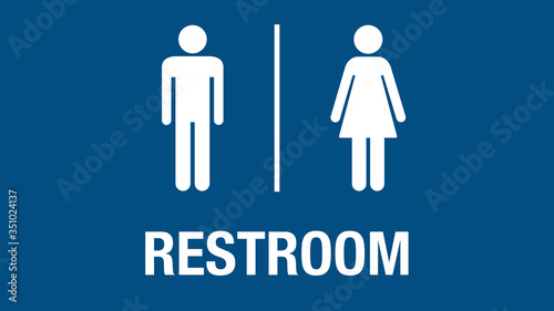 Bathroom sign for both genders