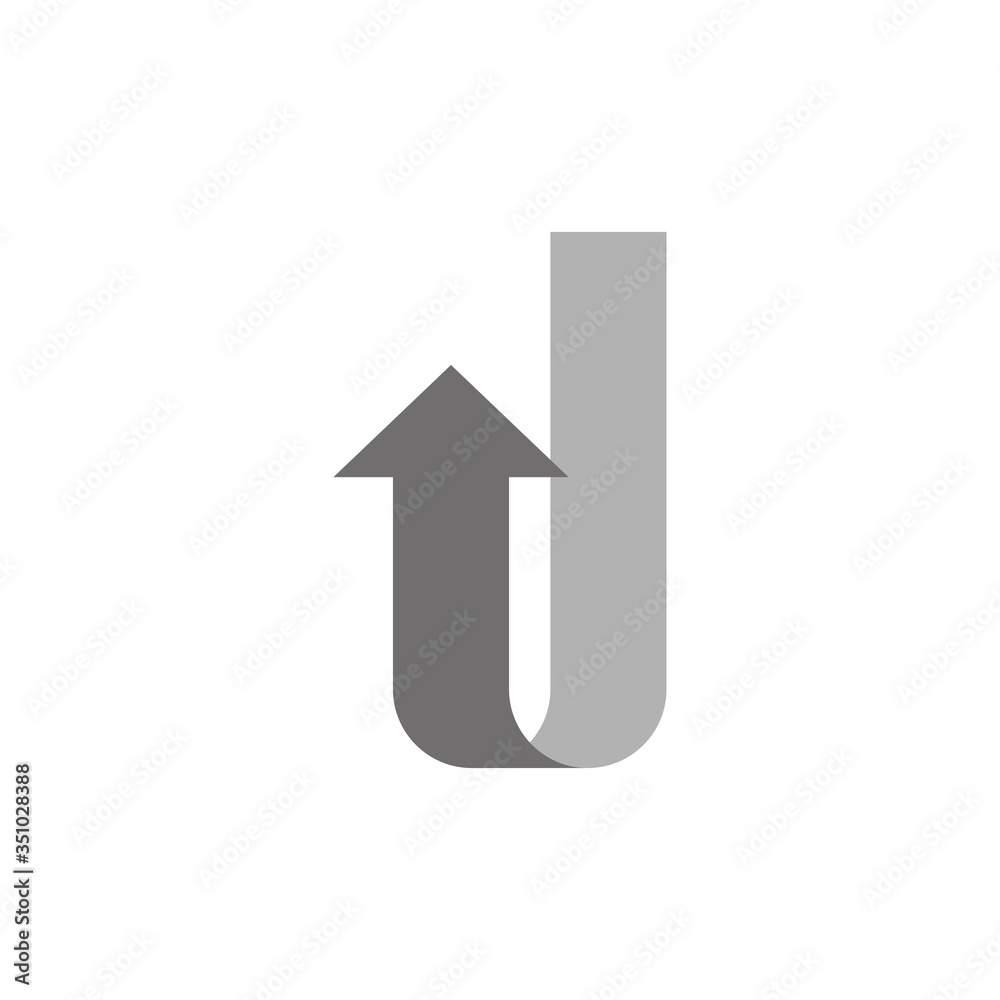 The arrow icon. Simple vector illustration The arrow icon. Simple vector illustration