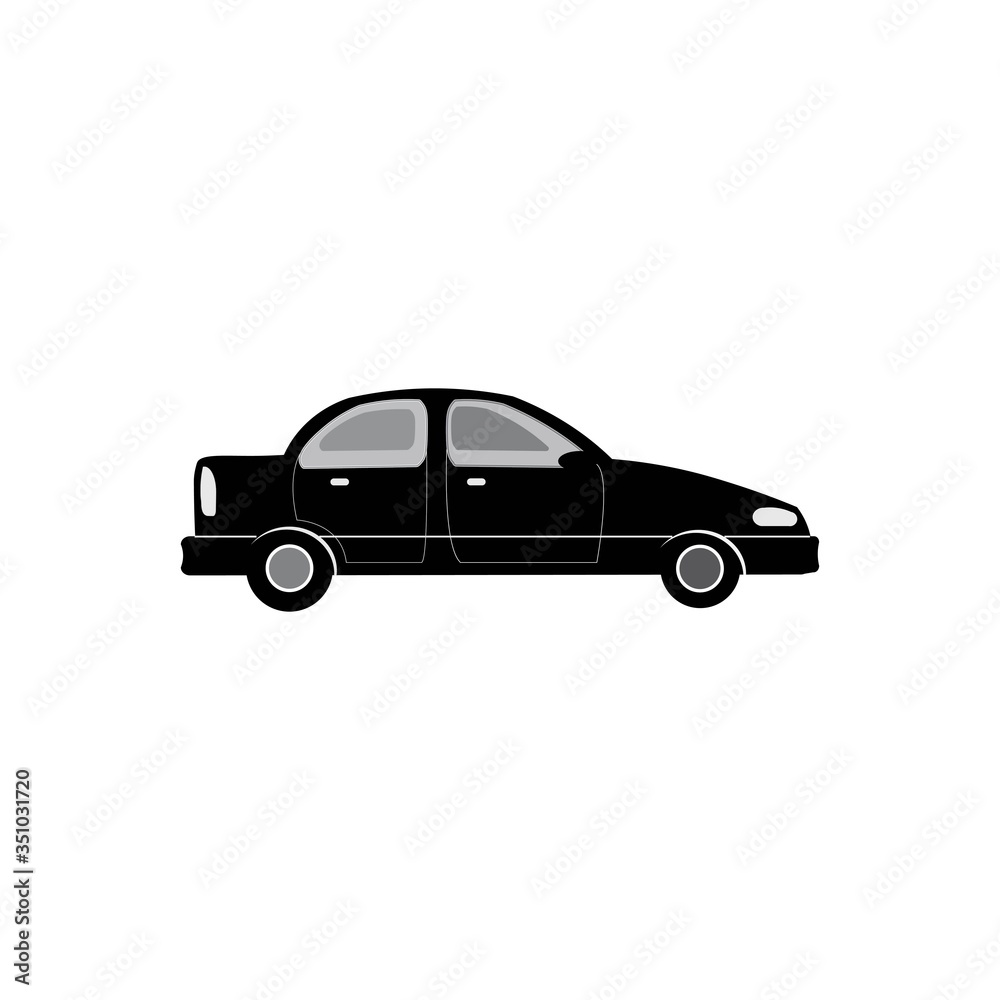 car icon logo vector