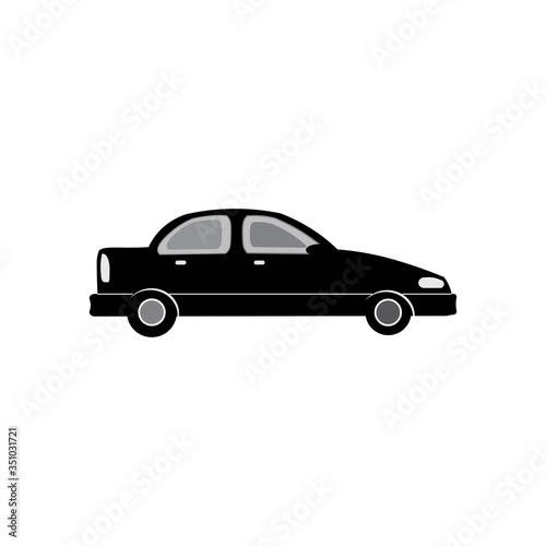 car icon logo vector