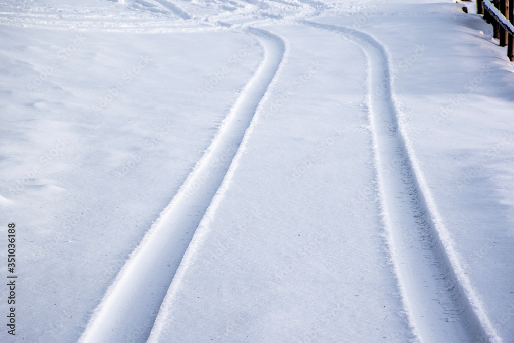 contamination on the snow contamination on the snow