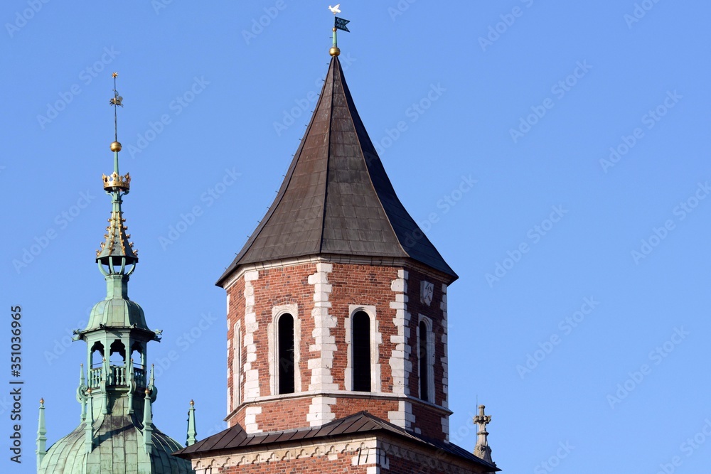 Cathedral of Saints Stanislav and Wenceslas in Krakow. Poland.