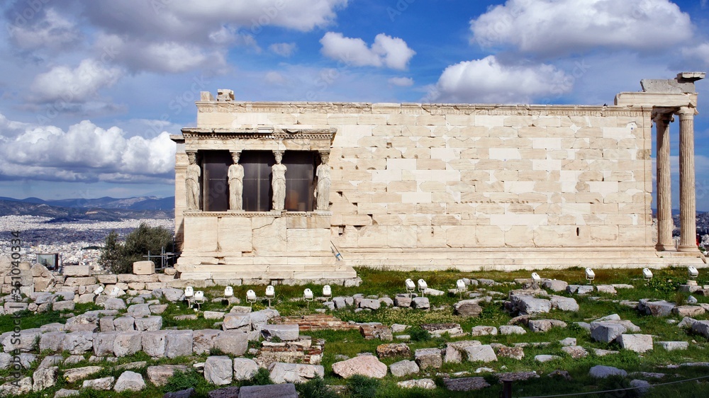 The oldest Parthenon in Athens Greece