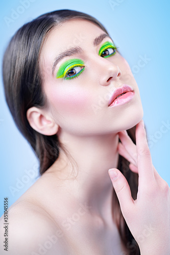 vivid colorful makeup