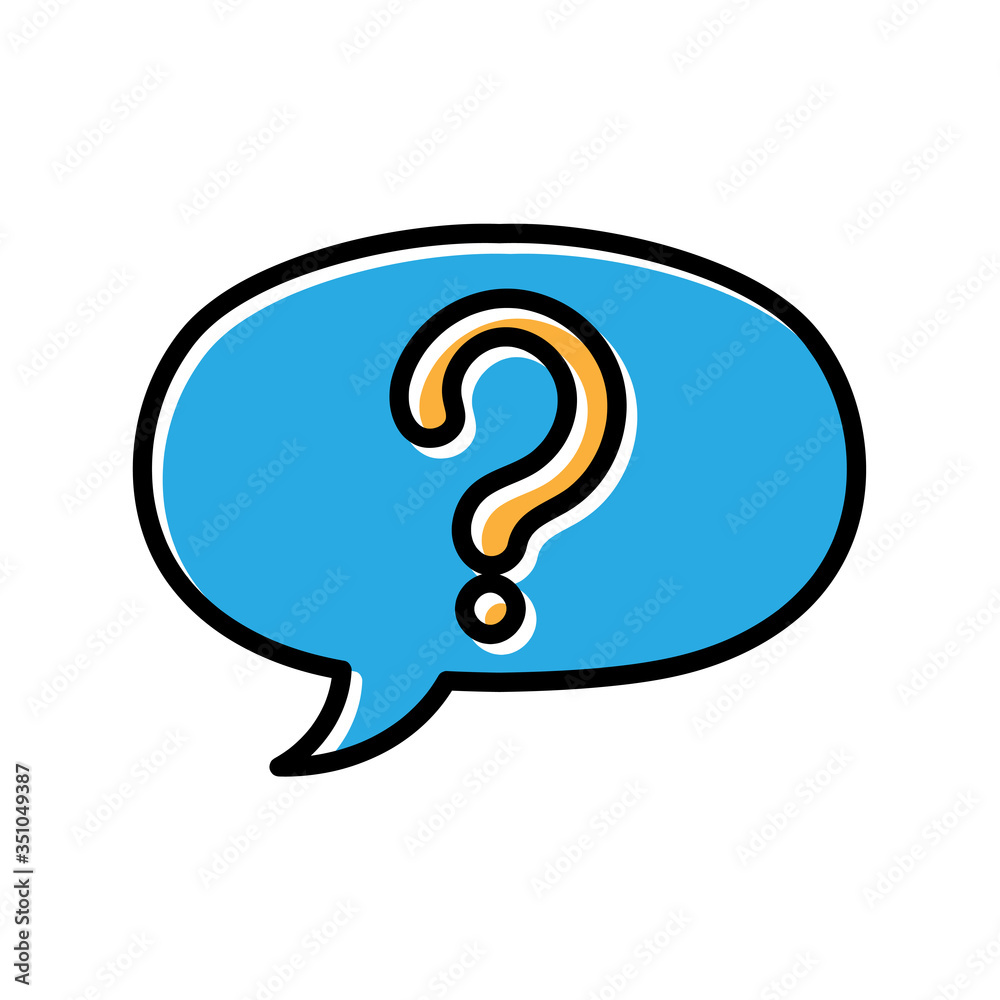 question mark hand drawn icon vector design question mark hand drawn icon vector design