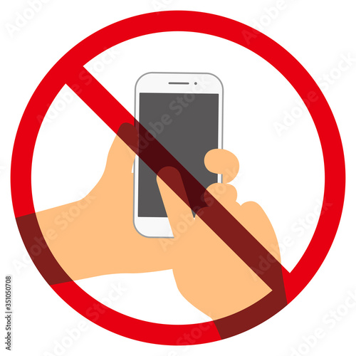 スマートフォン使用禁止マーク