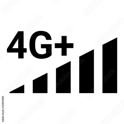 4G technology icon symbols on a white background.Vector EPS10