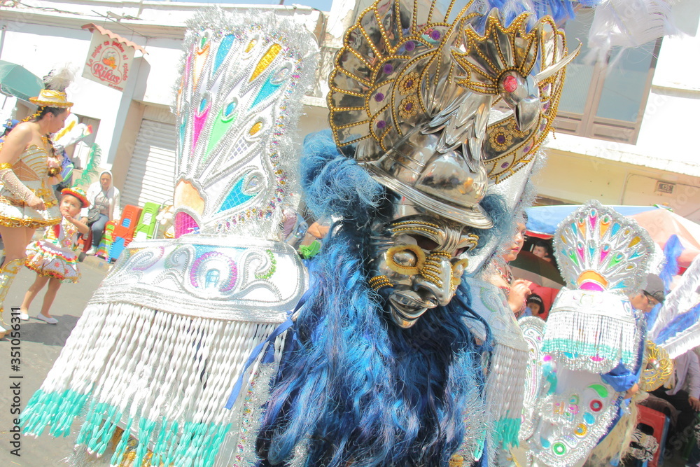 Fototapeta premium ENTRADA GUADALUPE 2018 SUCRE - BOLIVIA