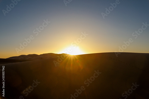 Sahara Desert. Merzouga Morocco.