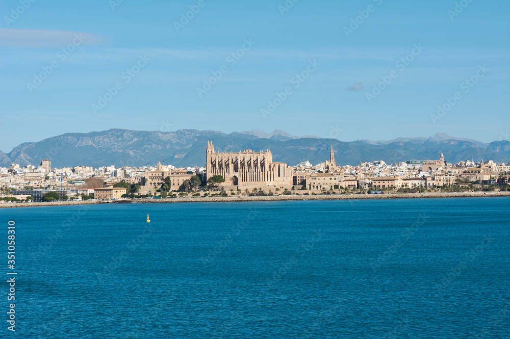 Fototapeta premium Bay view of Palma Majorca