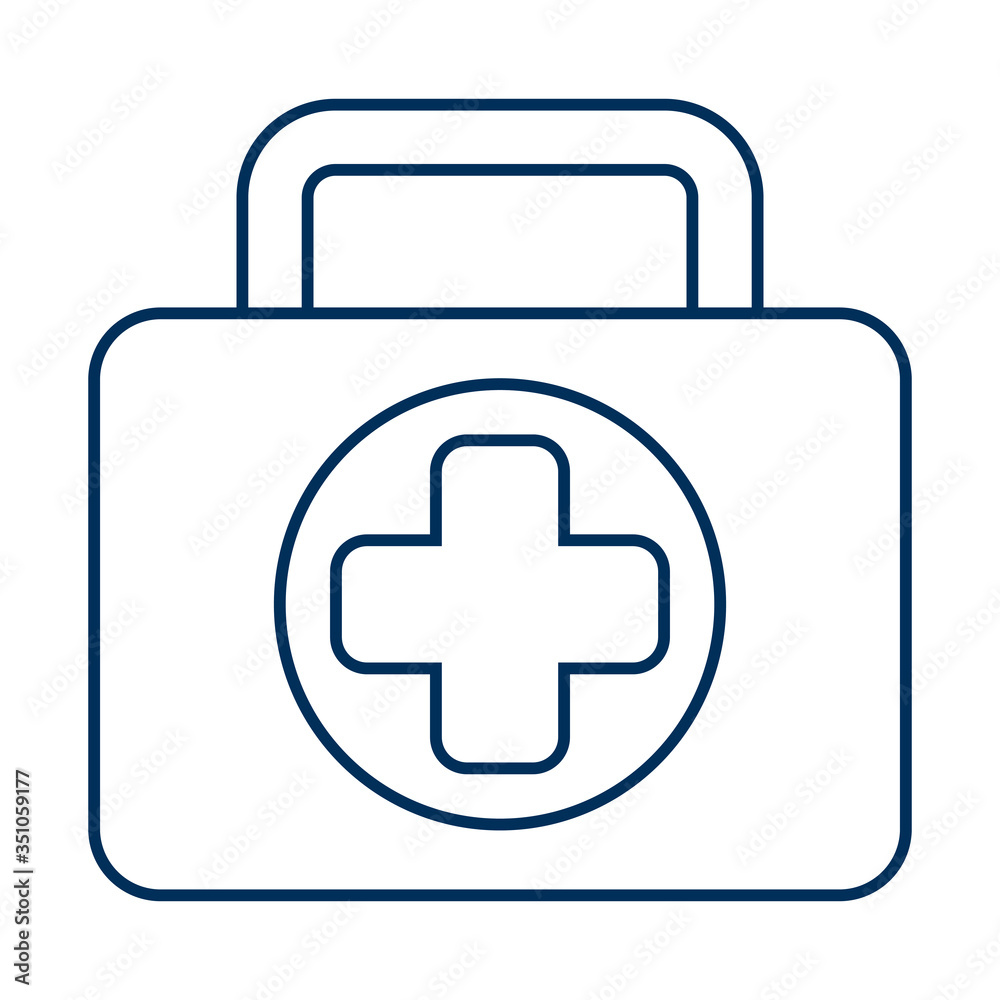 medical kit isolated style icon medical kit isolated style icon