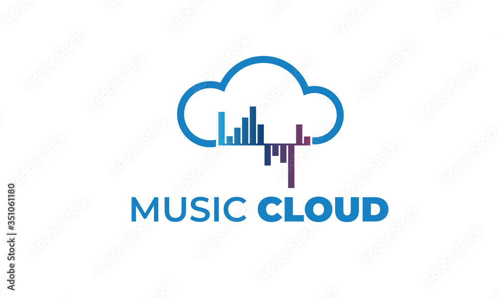 CLOUD MUSIC LOGO can be used for studio music logos, website mp3 logos, website music, sound icon, download music icon, record logos with illustration sky blue color, with VEctor EPS 10 CLOUD MUSIC LOGO can be used for studio music logos, website mp3 logos, website music, sound icon, download music icon, record logos with illustration sky blue color, with VEctor EPS 10
