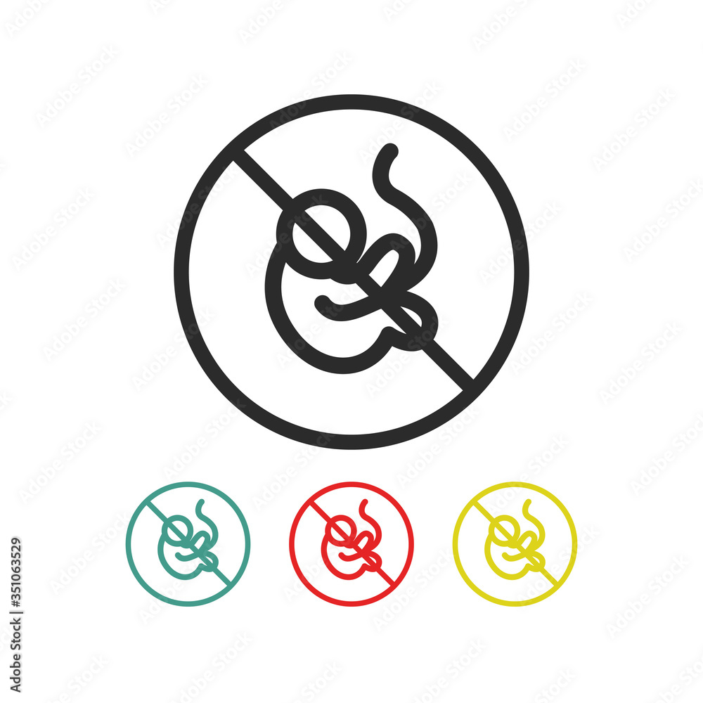 abortion line icon, vector illustration abortion line icon, vector illustration