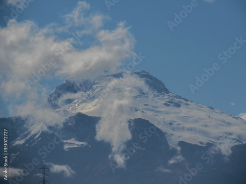 snow covered mountains Cayambe