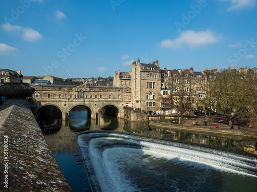 Pulteney Bridge in Bath, England, United Kingdom