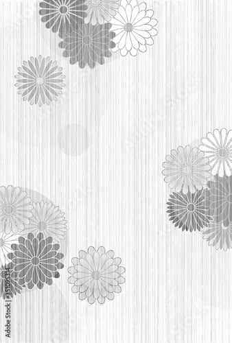 菊　喪中　花　背景