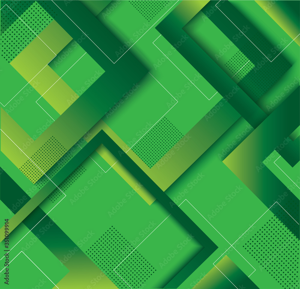 modern green square gradient trendy background vector illustration EPS10
