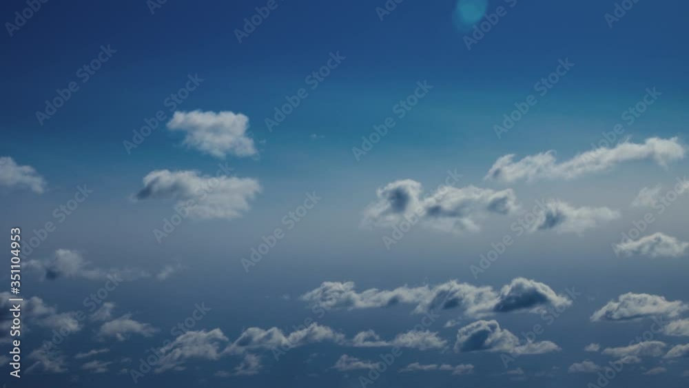 Timelapse of clouds on blue sky Timelapse of clouds on blue sky