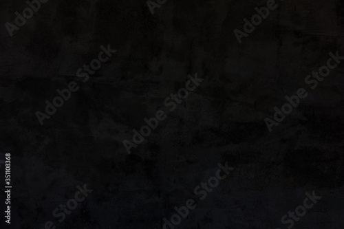 Texture of old black brick or concrete wall for dark background , gloomy background concept