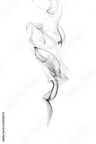 smoke isolated on white