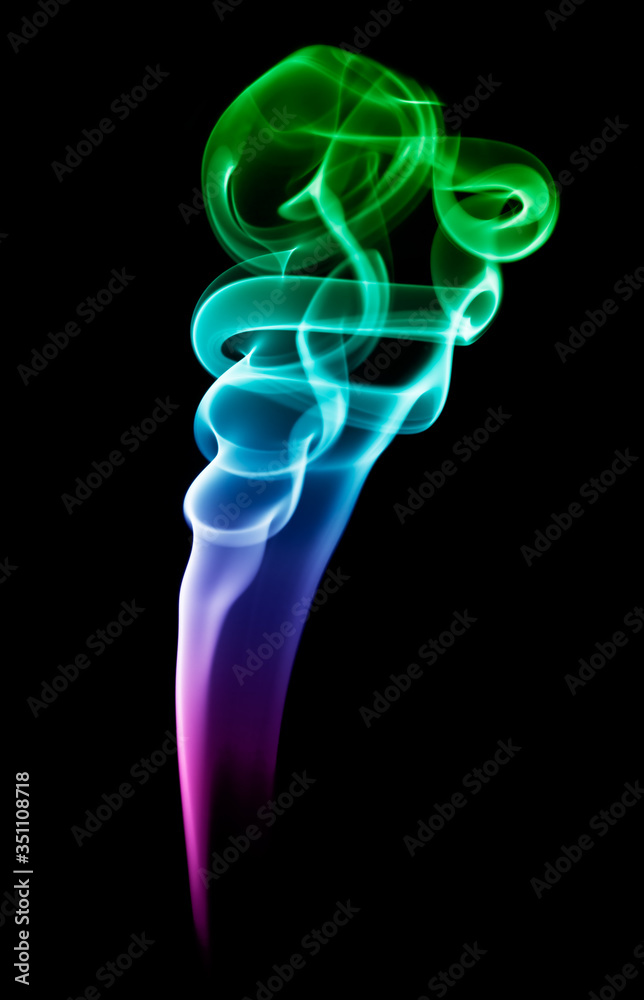 abstract colorful smoke