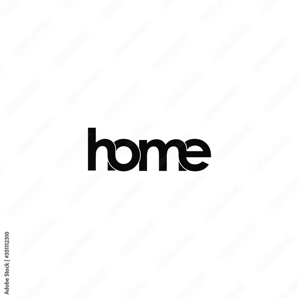 home letter original monogram logo design home letter original monogram logo design