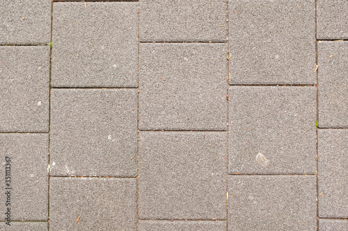 Brick pavement background texture