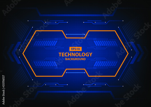 Technology Vector Background Line EPS10