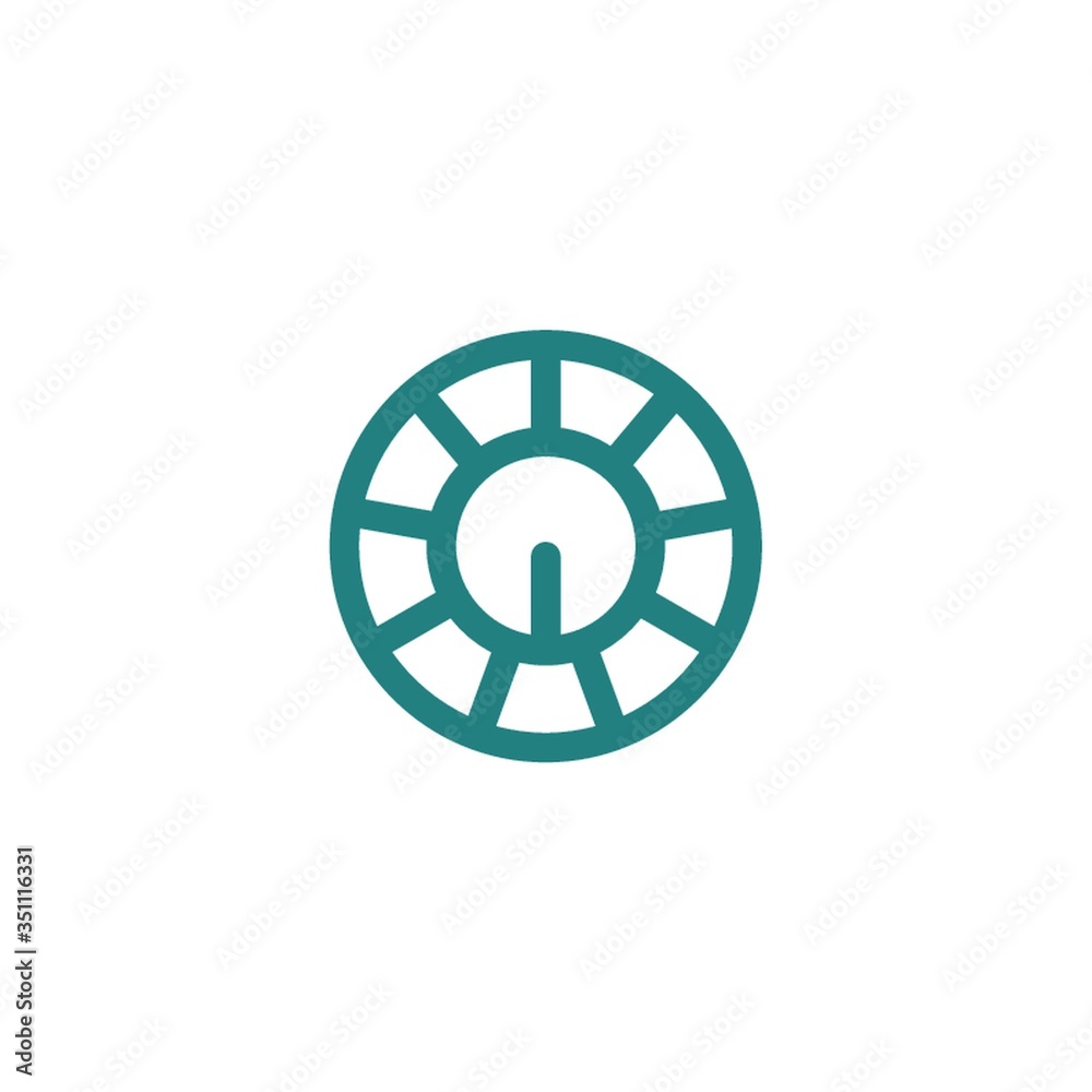 Fototapeta premium Oscillator knobs icon