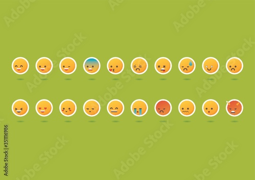 Collection of emoticons