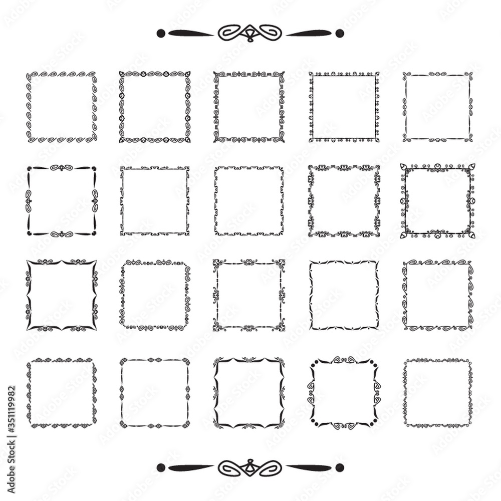 collection of frames collection of frames
