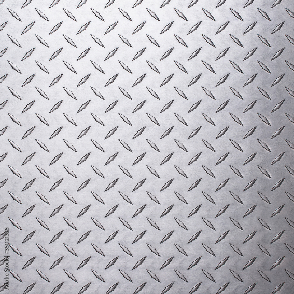 metal texture with diamond pattern. light stainless steel background Stock  Photo | Adobe Stock