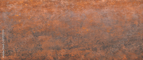 Wallpaper Mural rusty metal background. panoramic iron plate texture Torontodigital.ca