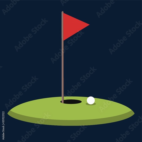 Golf pole
