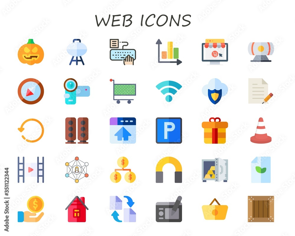 web icon set web icon set